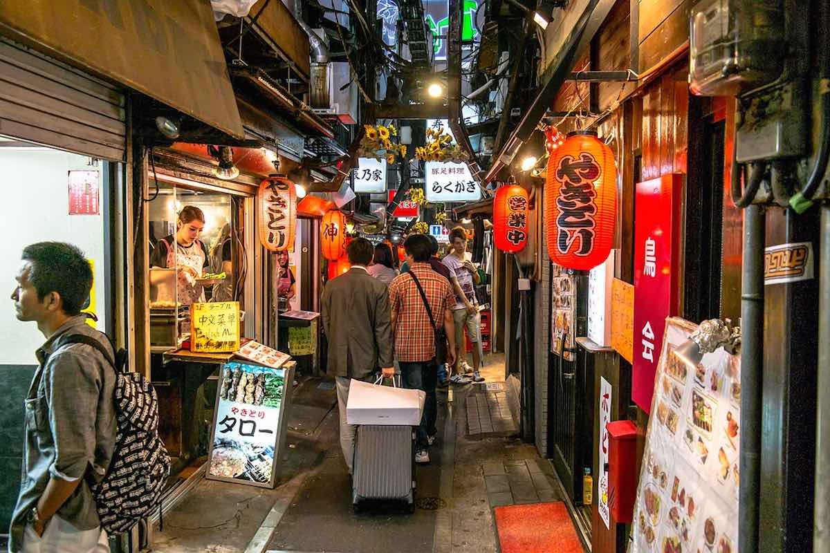 Tourists in Tokyo